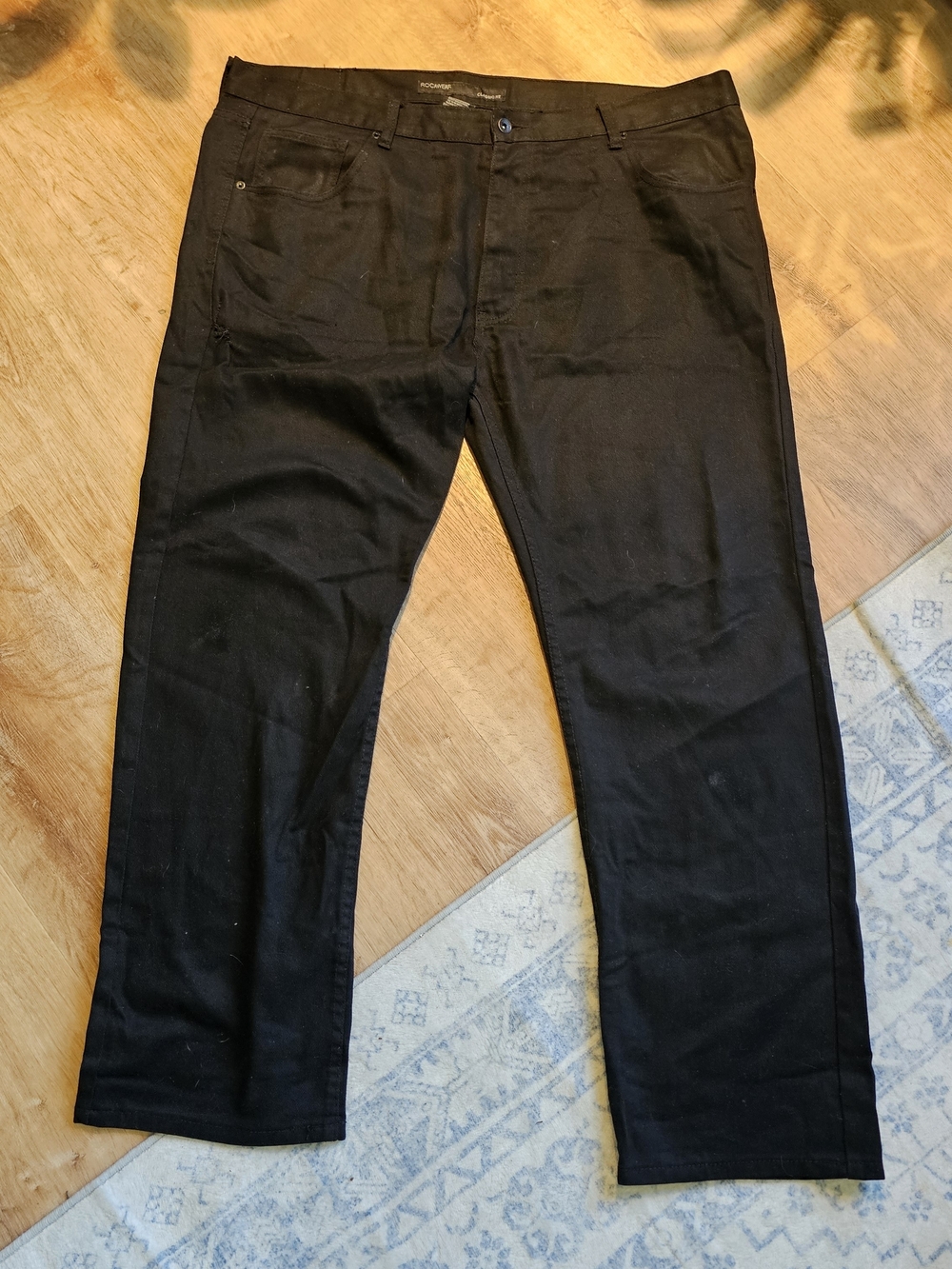 Rocawear Men's Straight Jeans - Black
